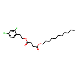 Succinic acid, 2,4-dichlorophenethyl undecyl ester