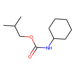 Isobutylcarbamate, N-cyclohexyl