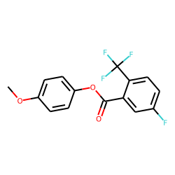 5-Fluoro-2-trifluoromethylbenzoic acid, 4-methoxyphenyl ester