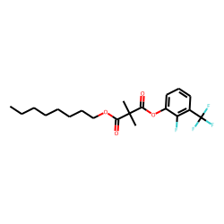 Dimethylmalonic acid, 2-fluoro-3-trifluoromethylphenyl octyl ester