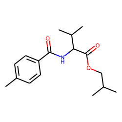 L-Valine, N-(4-methylbenzoyl)-, isobutyl ester
