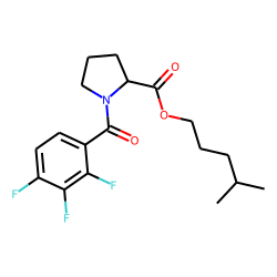 L-Proline, N-(2,3,4-trifluorobenzoyl)-, isohexyl ester