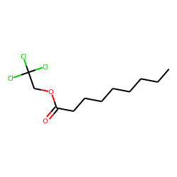 Nonanoic acid, 2,2,2-trichloroethyl ester
