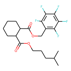 1,2-Cyclohexanedicarboxylic acid, isohexyl pentafluorobenzyl ester