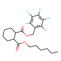 1,2-Cyclohexanedicarboxylic acid, hexyl pentafluorobenzyl ester
