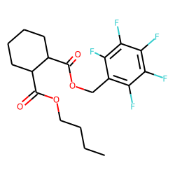 1,2-Cyclohexanedicarboxylic acid, butyl pentafluorobenzyl ester