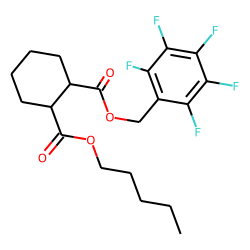 1,2-Cyclohexanedicarboxylic acid, pentafluorobenzyl pentyl ester