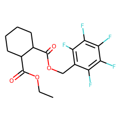 1,2-Cyclohexanedicarboxylic acid, ethyl pentafluorobenzyl ester