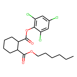 1,2-Cyclohexanedicarboxylic acid, hexyl 2,4,6-trichlorophenyl ester