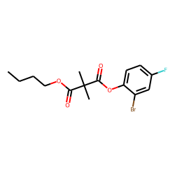 Dimethylmalonic acid, 2-bromo-4-fluorophenyl butyl ester