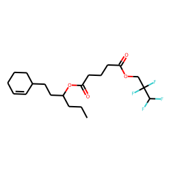 Glutaric acid, 1-(cyclohex-2-enyl)hex-3-yl 2,2,3,3-tetrafluoropropyl ester