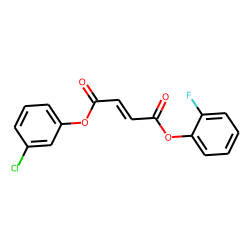 Fumaric acid, 3-chlorophenyl 2-fluorophenyl ester