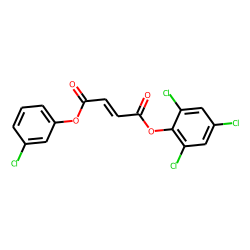Fumaric acid, 3-chlorophenyl 2,4,6-trichlorophenyl ester