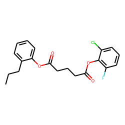 Glutaric acid, 2-chloro-6-fluorophenyl 2-propylphenyl ester