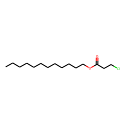 3-Chloropropionic acid, dodecyl ester