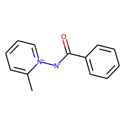 Pyridinium, 1-[(hydroxyphenylmethylene)amino]-2-methyl-, hydroxide, inner salt