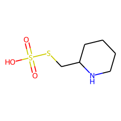 Thiosulfuric acid, s-2-piperidylmethyl ester