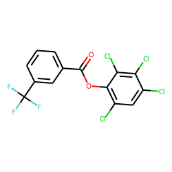 3-Trifluoromethylbenzoic acid, 2,3,4,6-tetrachlorophenyl ester