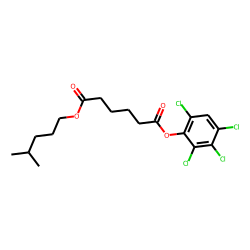 Adipic acid, isohexyl 2,3,4,6-tetrachlorophenyl ester