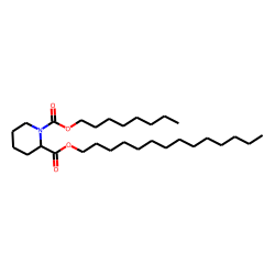 Pipecolic acid, N-octyloxycarbonyl-, tetradecyl ester