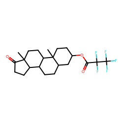 Etiocholan-3«alpha»-ol-17-one, pentafluoropropionate