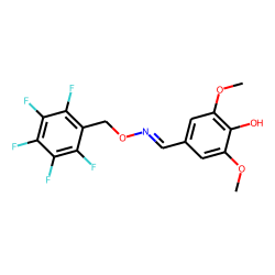 4-hydroxy-3,5-methoxybenzaldehyde O-pentafluorophenylmethyl-oxime
