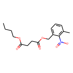 Succinic acid, butyl 3-methyl-2-nitrobenzyl ester