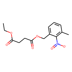 Succinic acid, ethyl 3-methyl-2-nitrobenzyl ester