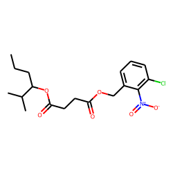 Succinic acid, 3-chloro-2-nitrobenzyl 2-methylhex-3-yl ester