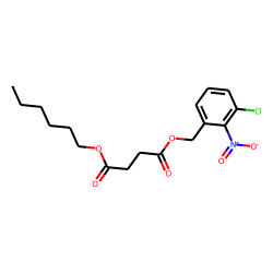 Succinic acid, 3-chloro-2-nitrobenzyl hexyl ester