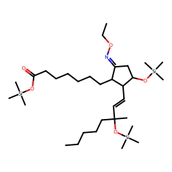 11«alpha»,15«alpha»-dihydroxy-9-ketoprost-13-enoic acid, EO-TMS # 1