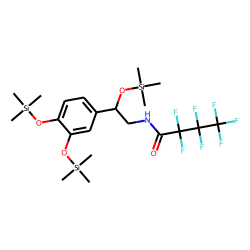 Noradrenaline, N-HFB-O-TMS
