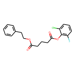 Glutaric acid, 2-chloro-6-fluorophenyl phenethyl ester