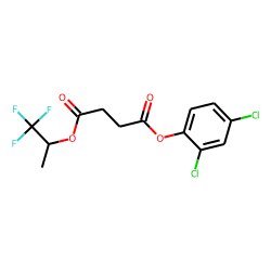 Succinic acid, 1,1,1-trifluoroprop-2-yl 2,4-dichlorophenyl ester