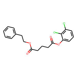 Glutaric acid, 2,3-dichlorophenyl phenethyl ester