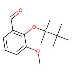 2-Hydroxy-3-methoxybenzaldehyde, tert-butyldimethylsilyl ether