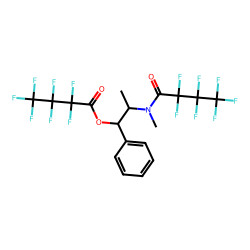 Pseudoephedrine,N,O-bis(heptafluorobutyryl) deriv.