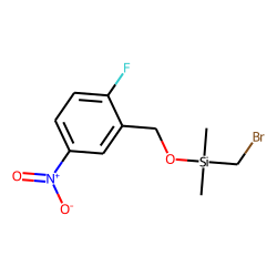 2-Fluoro-5-nitrobenzyl alcohol, bromomethyldimethylsilyl ether