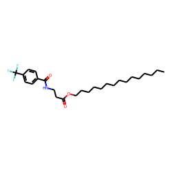 «beta»-Alanine, N-(4-trifluoromethylbenzoyl)-, pentadecyl ester