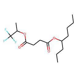 Succinic acid, 1,1,1-trifluoroprop-2-yl 4-octyl ester