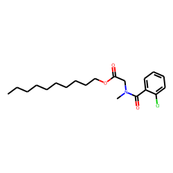 Sarcosine, N-(2-chlorobenzoyl)-, decyl ester