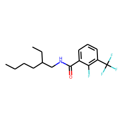 Benzamide, 3-trifluoromethyl-2-fluoro-N-(2-ethylhexyl)-