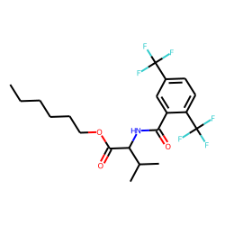 L-Valine, N-(2,5-ditrifluoromethylbenzoyl)-, hexyl ester