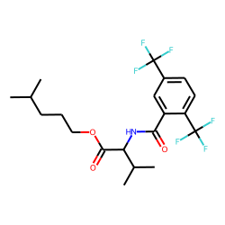 L-Valine, N-(2,5-ditrifluoromethylbenzoyl)-, isohexyl ester