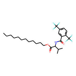 L-Valine, N-(2,5-ditrifluoromethylbenzoyl)-, dodecyl ester