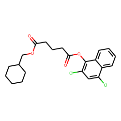 Glutaric acid, cyclohexylmethyl 2,4-dichloro-1-naphthyl ester