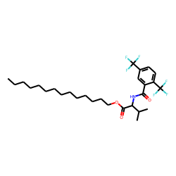 L-Valine, N-(2,5-ditrifluoromethylbenzoyl)-, tetradecyl ester