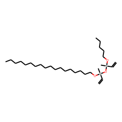 Silane, methylvinyl(pentyloxy)(methylvinyloctadecyloxysilyloxy)-