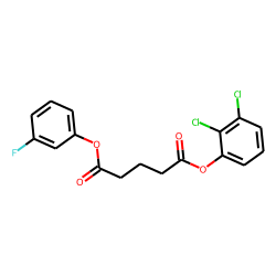 Glutaric acid, 2,3-dichlorophenyl 3-fluorophenyl ester