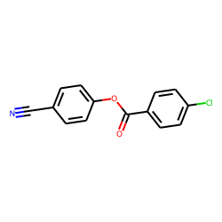 4-Chlorobenzoic acid, 4-cyanophenyl ester